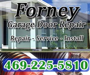 Garage door repair Forney TX